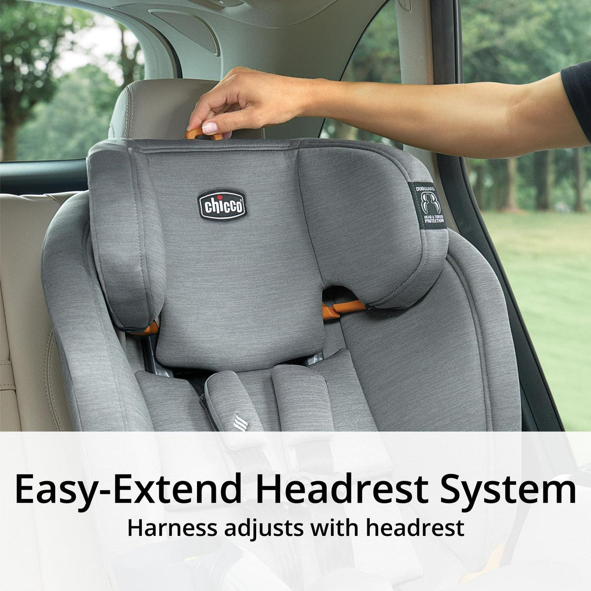 2026 NewChicco OneFit ClearTex All-in-One Car Seat - Slate (Grey). New