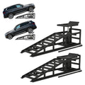 2026 NewRiedhoff Hydraulic Car Ramps 2 Pack, 11000 LBS Max, Lift Height 9.48" to 16.21", Heavy Duty, Black
