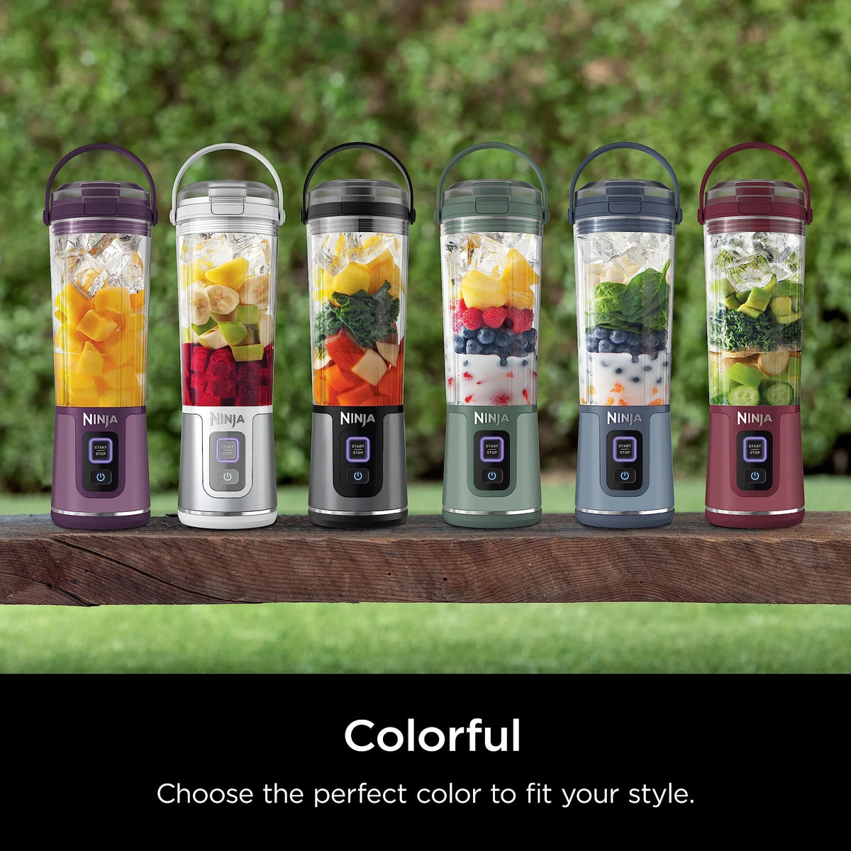 2026 NewNinja Blast Portable Blender, Cordless, 18oz. Vessel, Personal Blender for Shakes & Smoothies, BPA Free, Leakproof Lid & Sip Spout, USB-C Rechargeable, Dishwasher Safe Parts, Metallic Purple,
