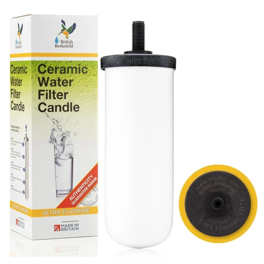 2026 NewDoulton British Berkefeld W9361132 2.25 Gallon Countertop Water Filter System Includes 2X Ultra Fluoride Reduction Ceramic Filters