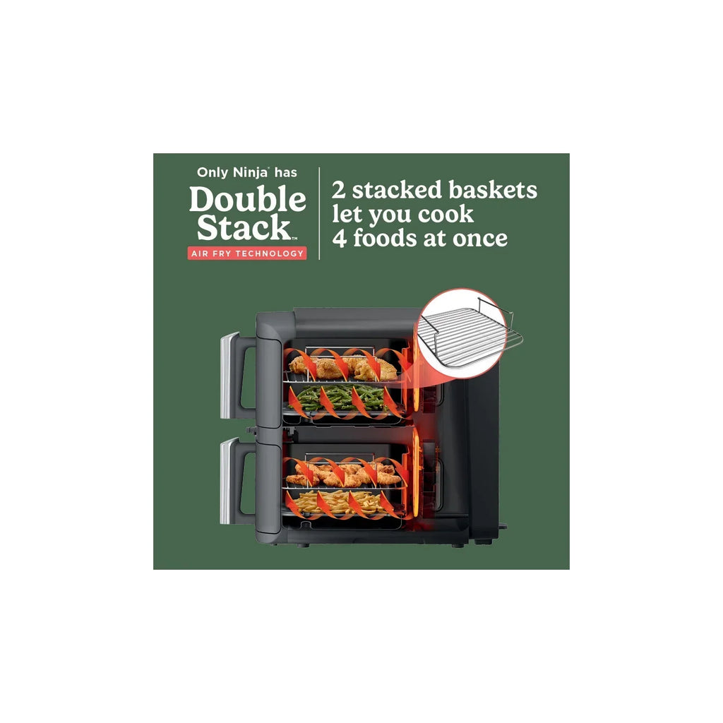 2026 NewNinja DoubleStack XL Smart 2-Basket Air Fryer