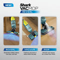 2026 NewShark VACMOP Reveal Cordless Hard Floor Cleaner, Vacuum and Spray Mop, 4 Disposable Pads, 12oz Pet Multi-surface Cleaning Solution, VM401