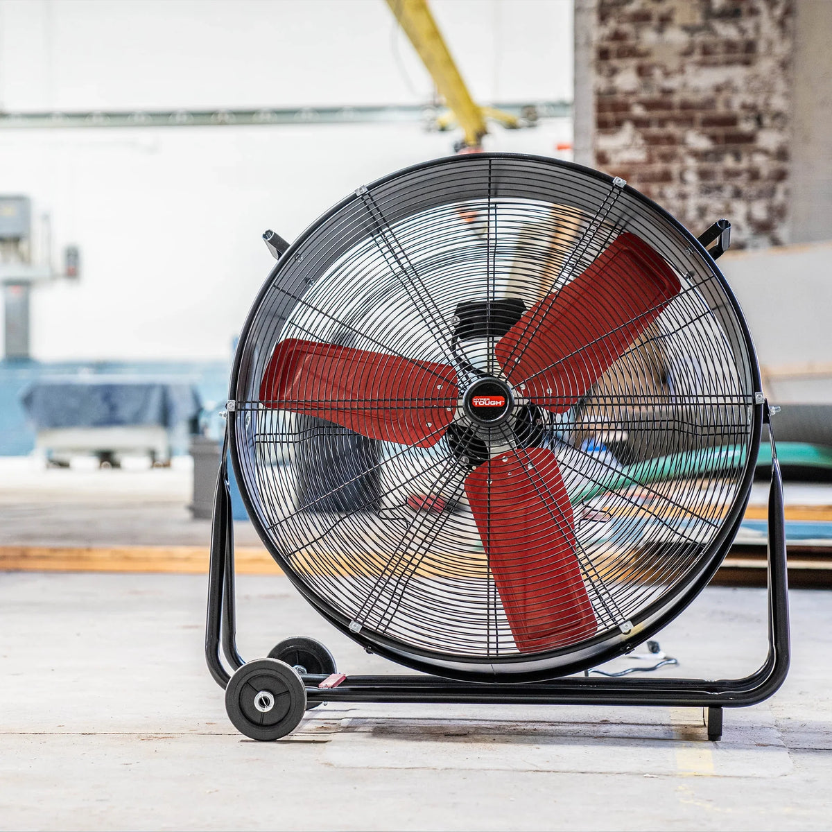 2026 NewHyper Tough New 30 inch High Velocity Tilted Drum Fan Red & Black