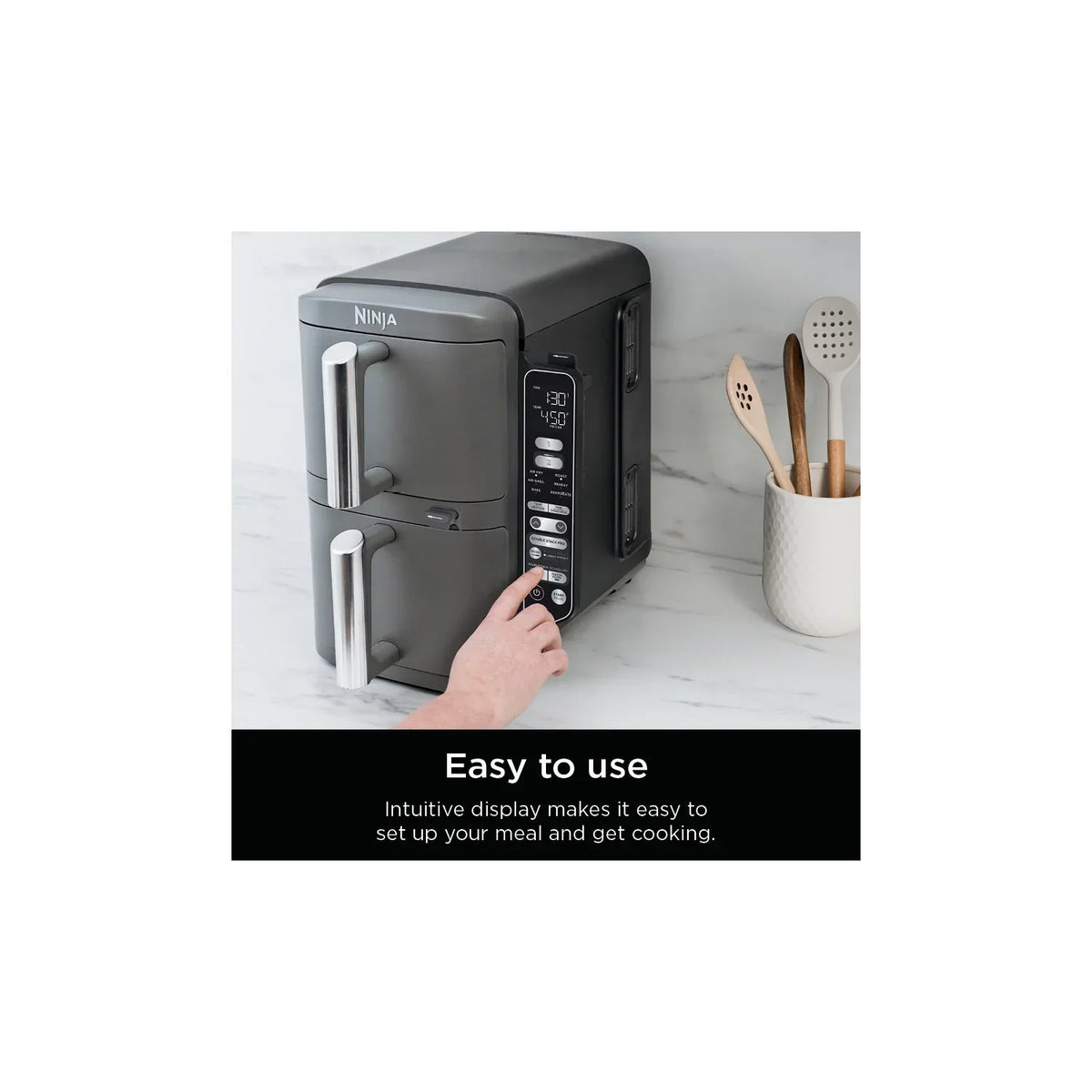 2026 NewNinja DoubleStack XL Smart 2-Basket Air Fryer