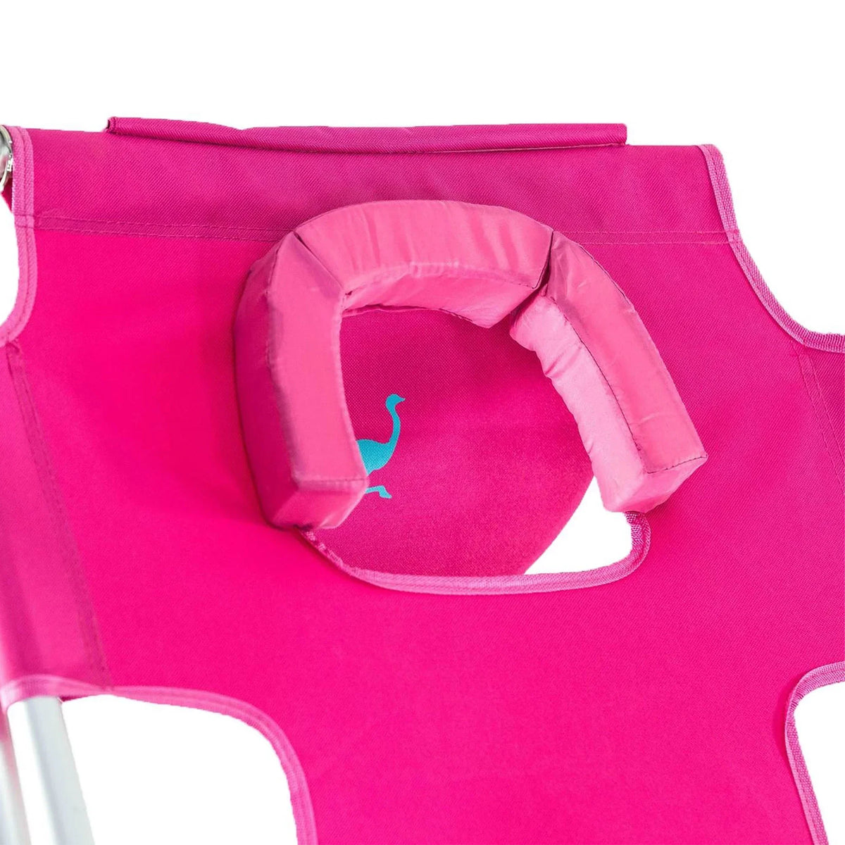 2026 NewOstrich Deluxe 3N1 Lightweight Outdoor Beach Lounge Chair w/Footrest, Pink