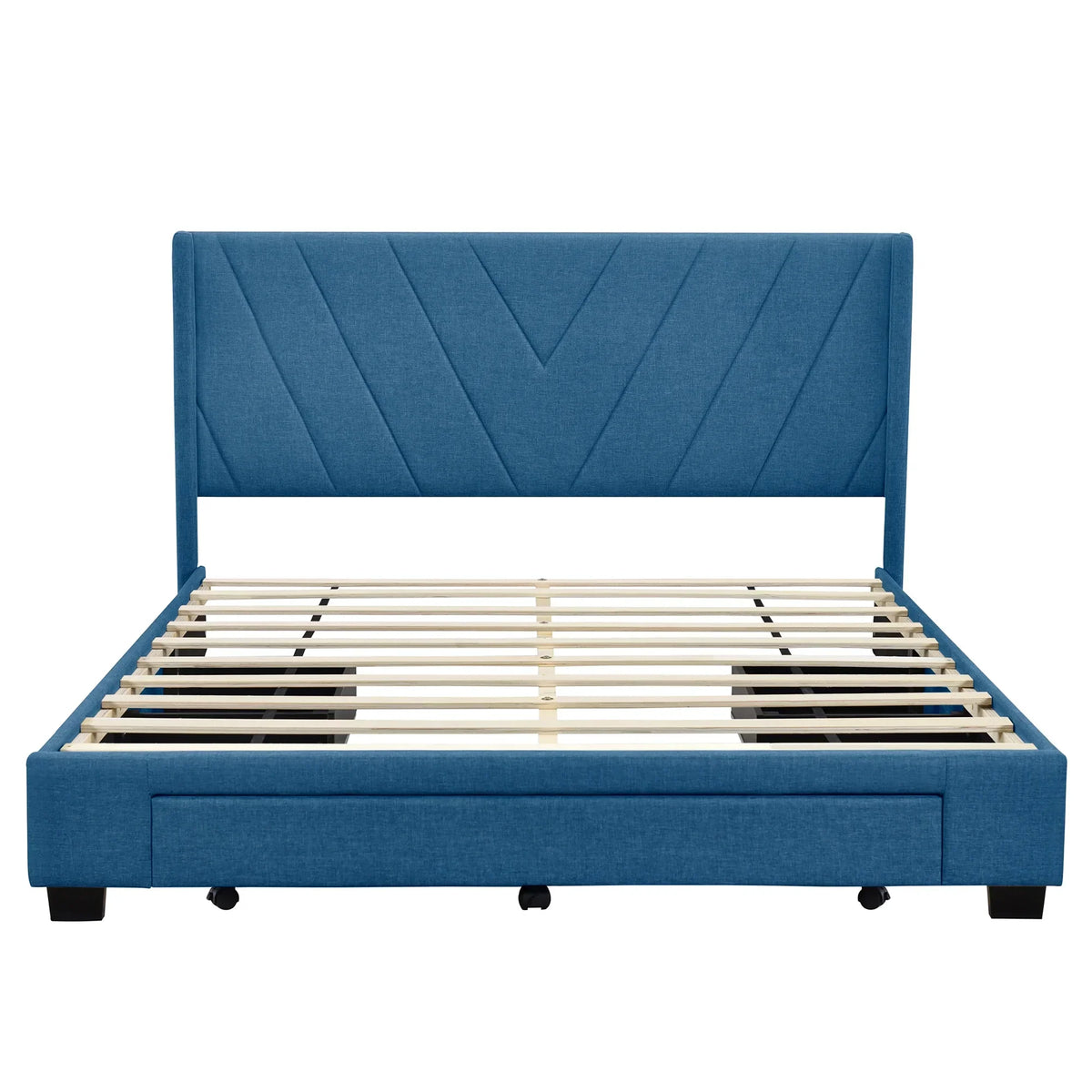2026 NewSesslife Queen Bed Frame with Storage, New Upgraded Linen Upholstered Platform Bed with 3 Drawers, Queen Size Storage Bed with Headboard and Wooden Slats, No Box Spring Needed, Holds 500lbs, Beige