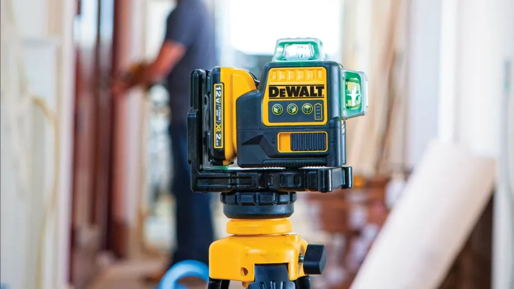 2026 NewDeWalt DW089LG 12V Max Laser Level, 3-Way 360 Green Degrees Professional Architectural Laser, Rotary and Linear Laser Levels. for Laser for Home Renovation Layout or Architectural Design