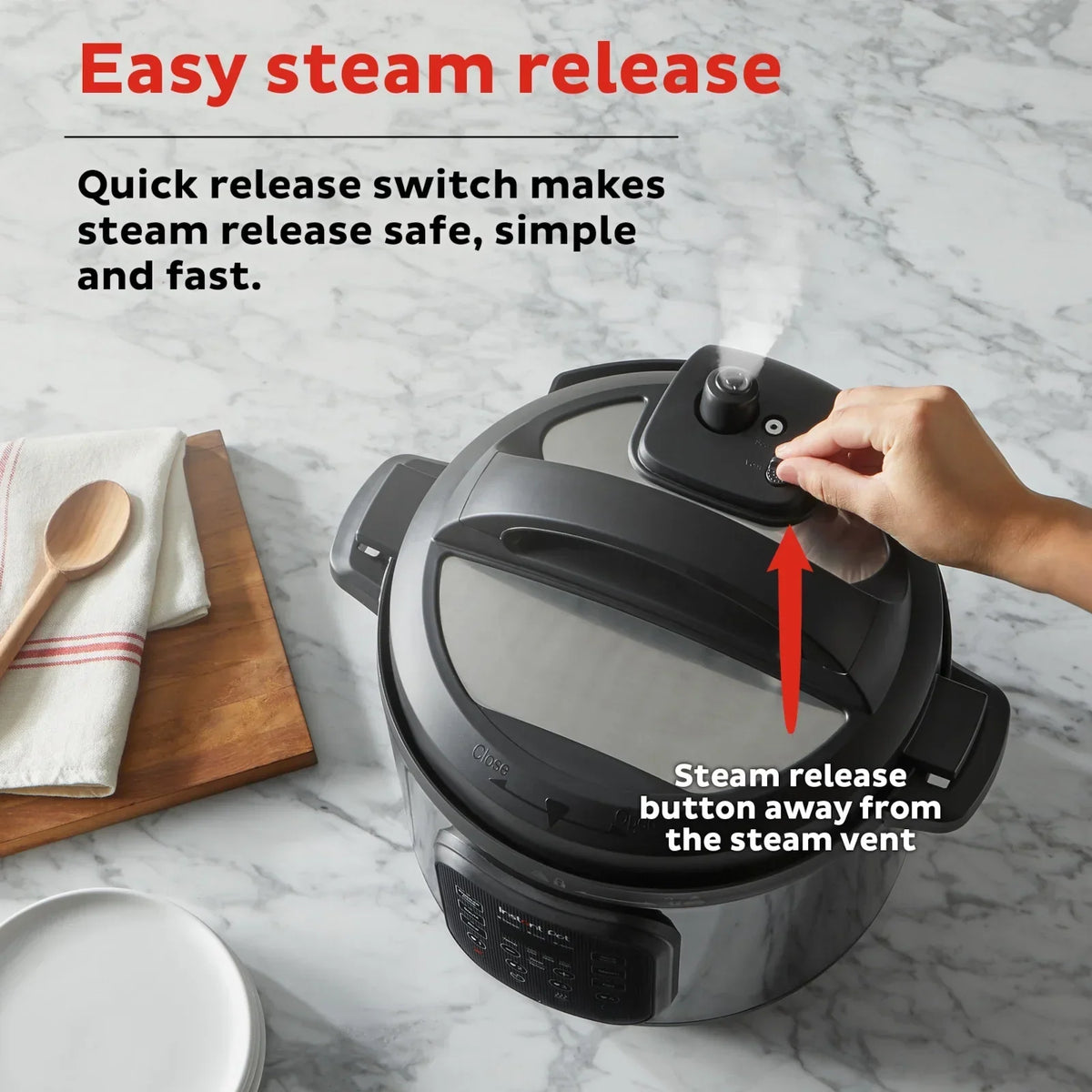 2026 NewInstant Pot 6Qt RIO Chef Series 7-in-1 Multi-Cooker, Pressure Cooker, Slow Cook, & More, Black