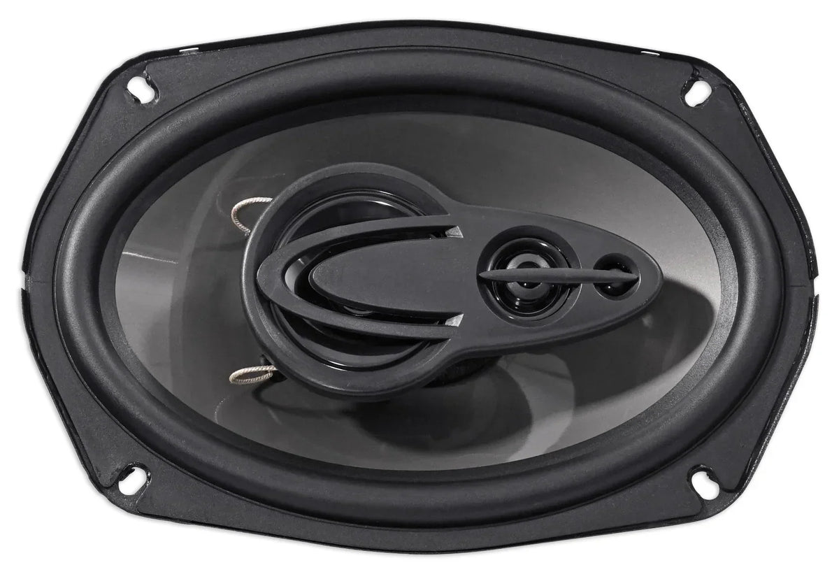 2026 New(4) Rockville RV69.4A 6x9" 1000w 4-Way Car Speakers+Quad Speaker Enclosure Box