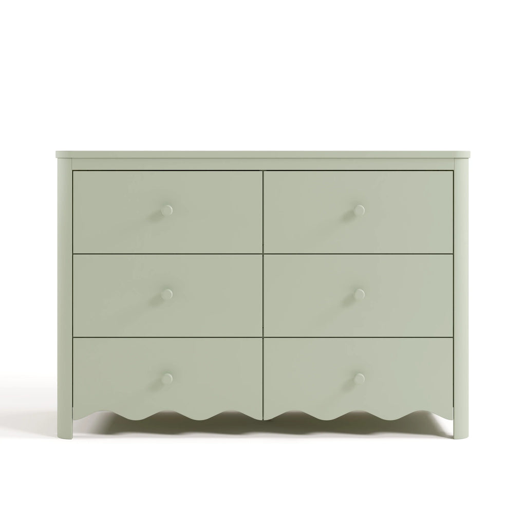 2026 NewStorkcraft Casablanca 6 Drawer Nursery Dresser, Sage