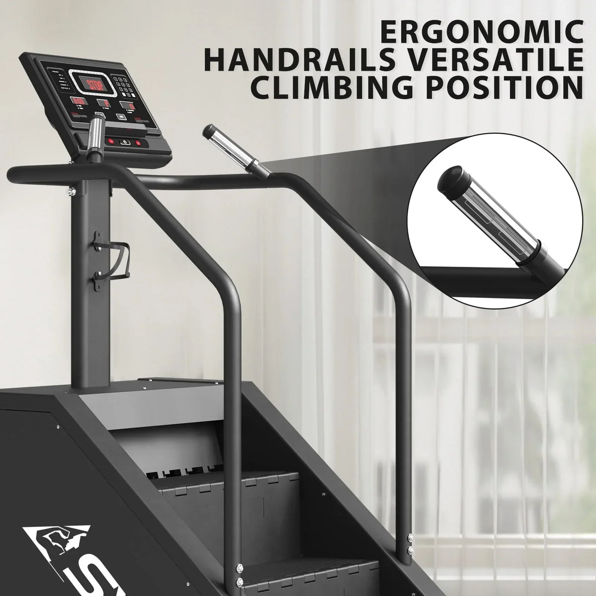 2026 NewStairmaster, syedee Stair Stepper with LED Screen, Stepmill Exercise Machine with 12 Workout Programs, 441LBS Step Machine, 24-164 Steps/Minute(Black)