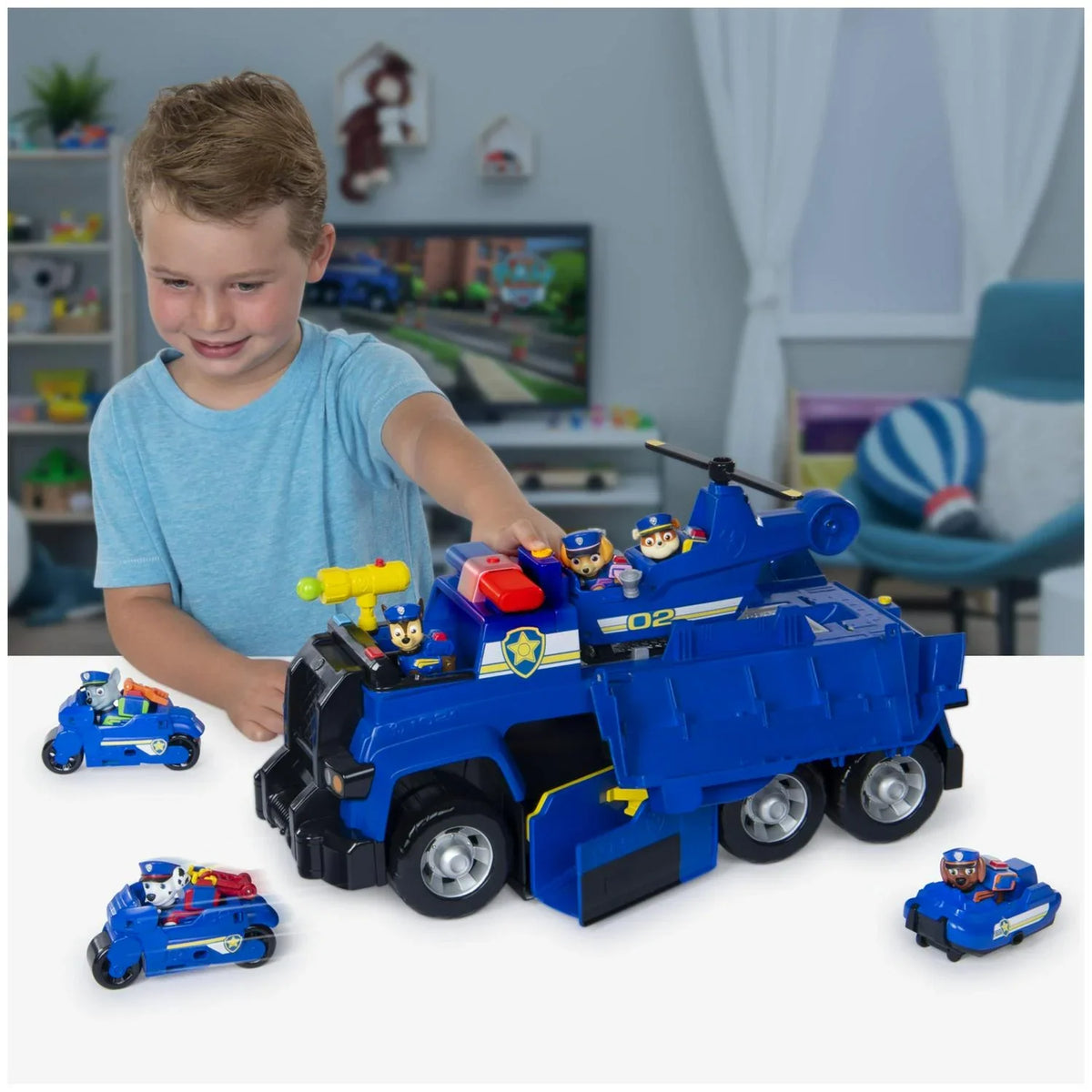 2026 NewPAW Patrol. Chase's 5-in-1 Ultimate Cruiser with Lights and Sounds. for Kids Aged 3 and up