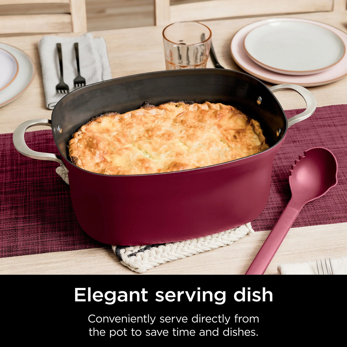 2026 NewNinja Foodi Possible Cooker 8.5qt Multi-Cooker, Cherry Tarte, MC1000WM