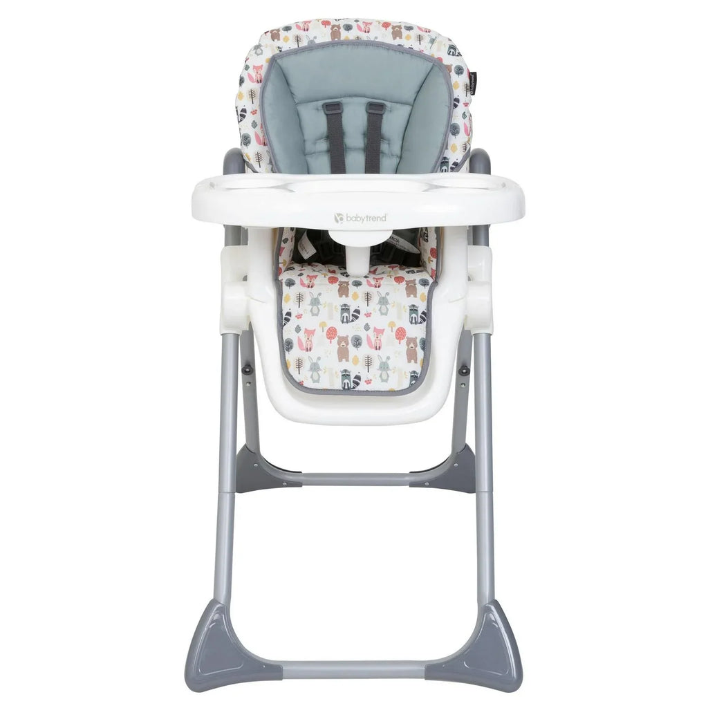 2026 NewBaby Trend Sit Right 3-In-1 High Chair. Forest Party