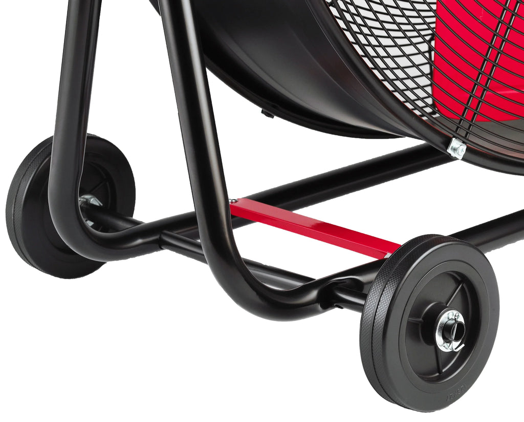 2026 NewHyper Tough New 30 inch High Velocity Tilted Drum Fan Red & Black