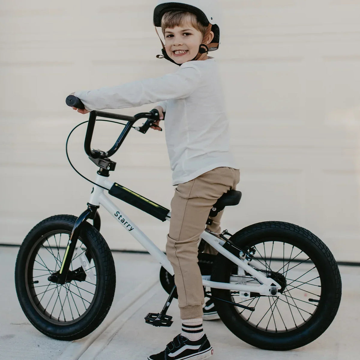 2026 NewGlerc 14 Inch Little Kids Bike BMX Style Bicycle with Training Wheels Coaster Brake for 3 4 5 Years Old Boys Girls, Blue