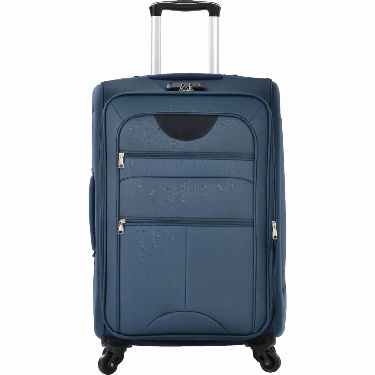 2026 NewSoftside Luggage Expandable 3 Piece Set Suitcase Upright Spinner Softshell Lightweight Luggage Travel Set