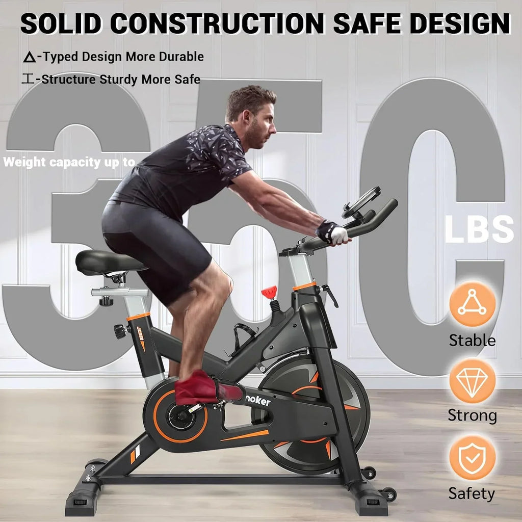 2026 NewWenoker Exercise Bike,Magnetic Resistance Stationary Bike, Indoor Cycling Bicycle with Whisper Quiet,with Bottle Holder for Home Gyme Workout