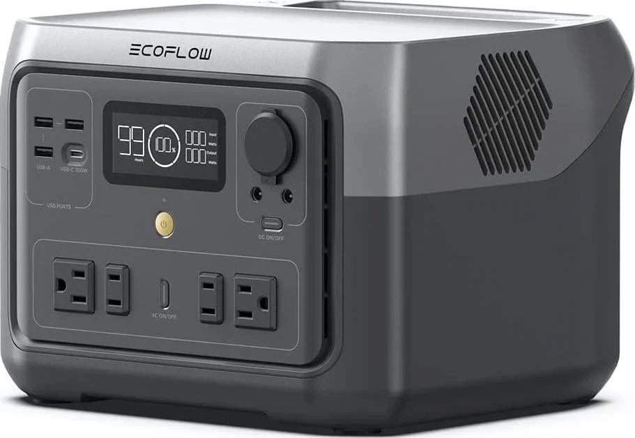 2026 NewEcoFlow RIVER 2 Max Portable Power Station 512Wh Capacity.Solar Generator.1000W AC Output for Outdoor Camping.Home Backup.Emergency.RV.off-Grid
