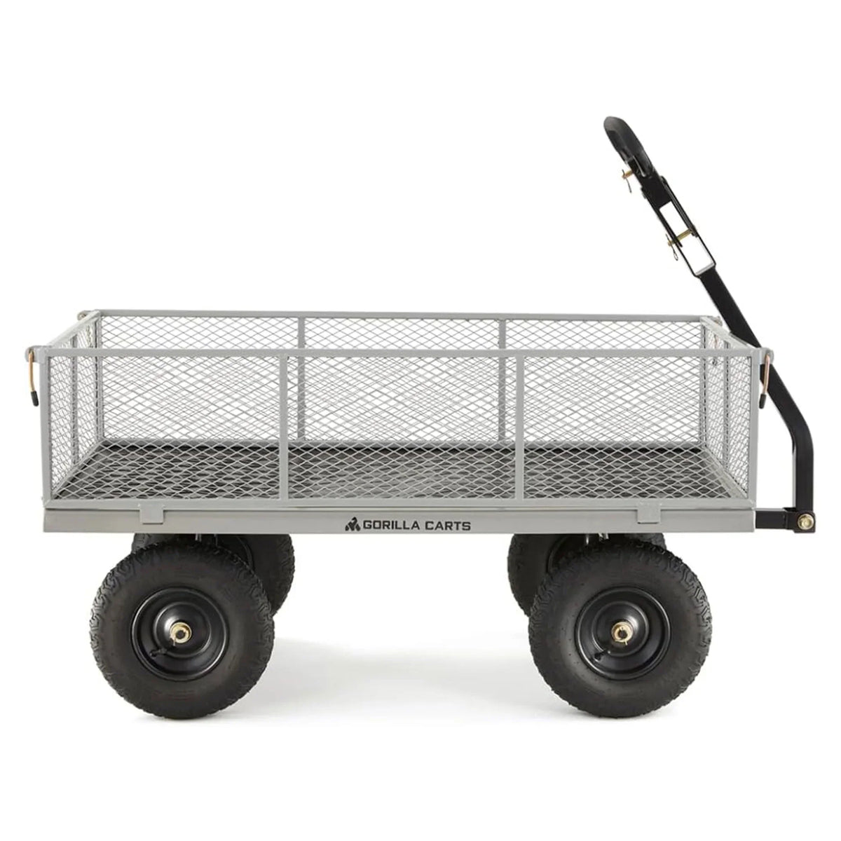 2026 NewGorilla Carts 1000-lb. Capacity Steel Utility Cart, Model #GOR1001-Com, 13-inch Pneumatic Tires