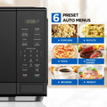 2026 NewMainstays 1.1 cu ft Microwave Oven in black
