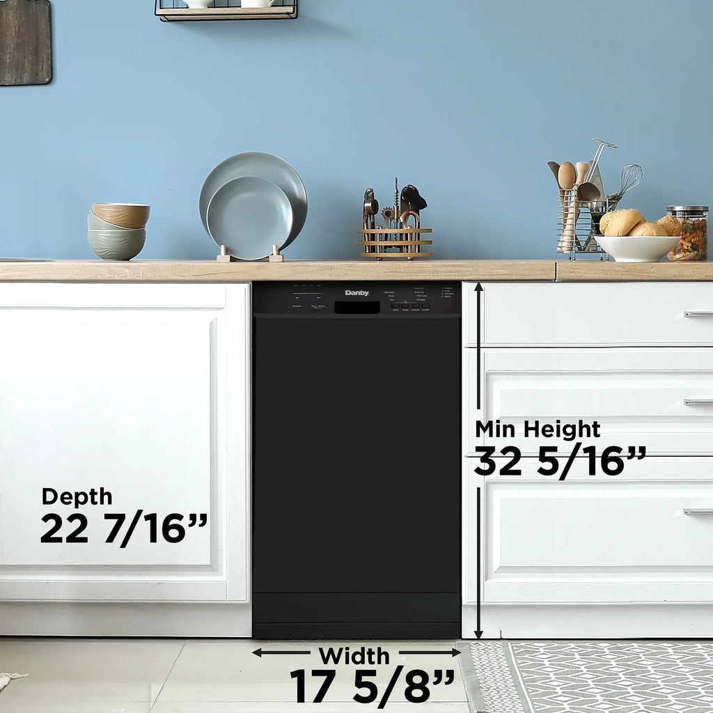 2026 NewDanby DDW18D1ESS 18" Wide Built-in Dishwasher in Stainless Steel