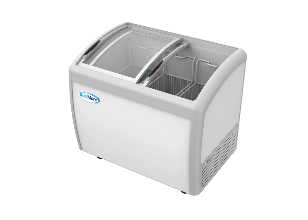 2026 NewKoolMore 40 in. Display Ice Cream Freezer - 9 Cu. ft.