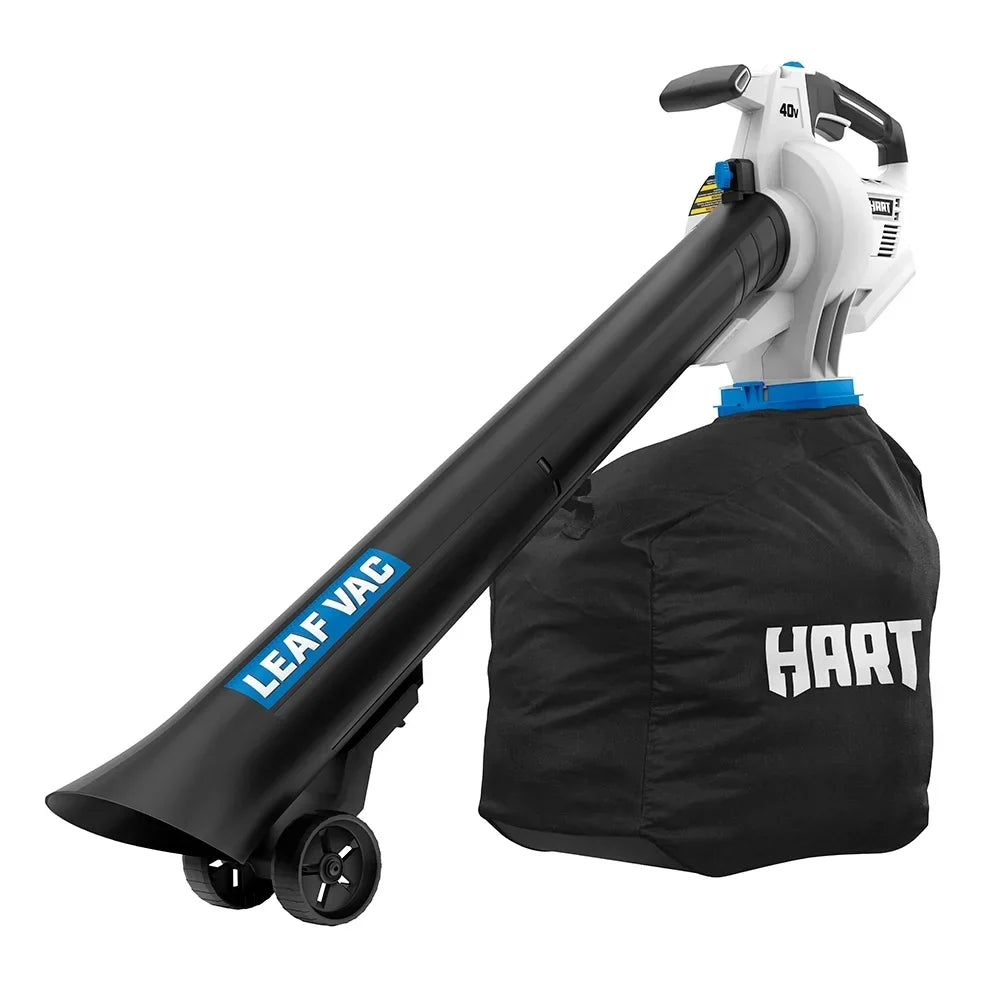 2026 NewHART 40V Cordless Leaf Vacuum Kit, (1) 4.0Ah Lithium-Ion Battery