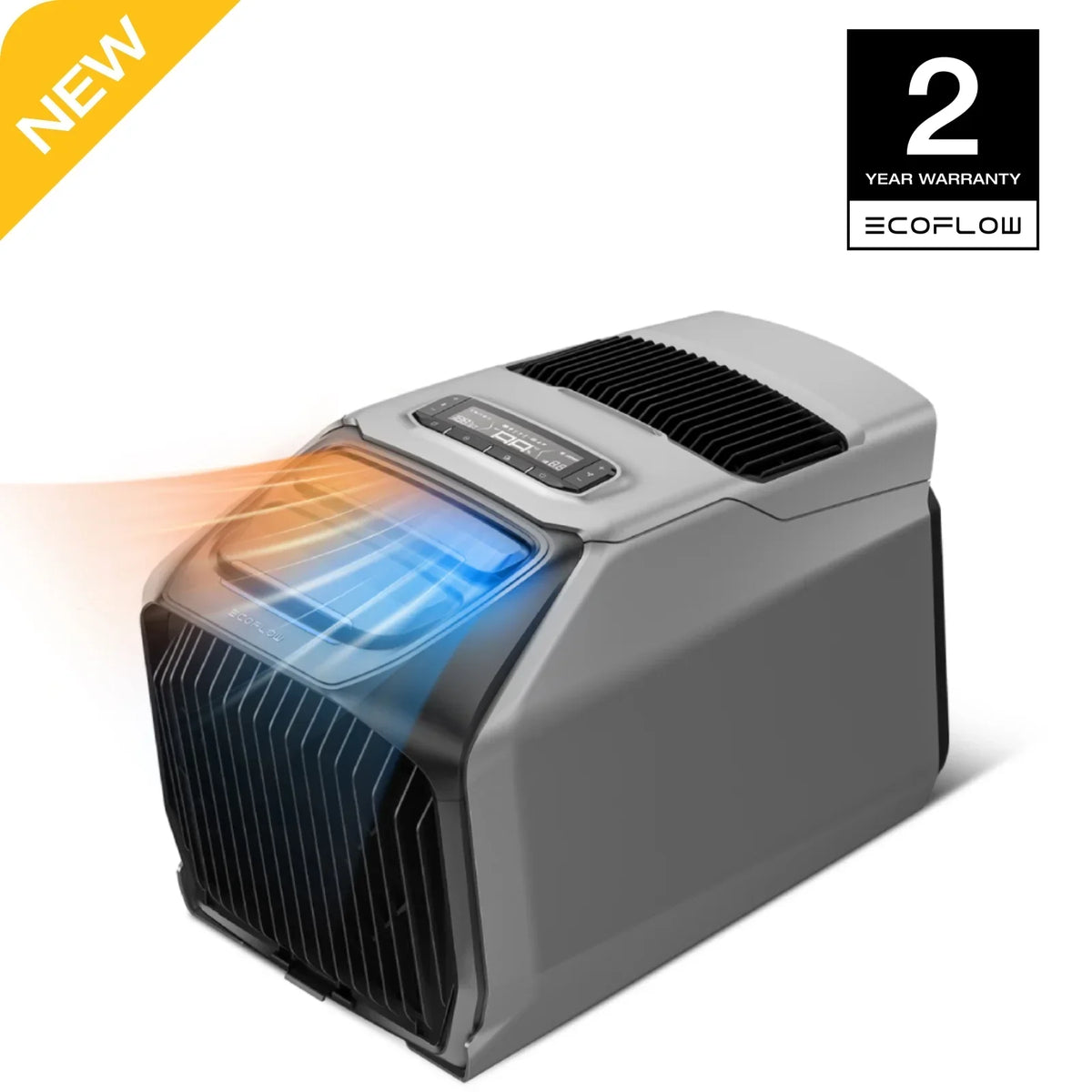 2026 NewEF EcoFlow WAVE 3 Portable Air Conditioner, 1800W/6100 BTU Cooling and 2000W/6800 BTU Heating, 1000W Fast Charging in 75 mins, 8H Wireless Running, APP Control, for Camping, Vanlife, RVs