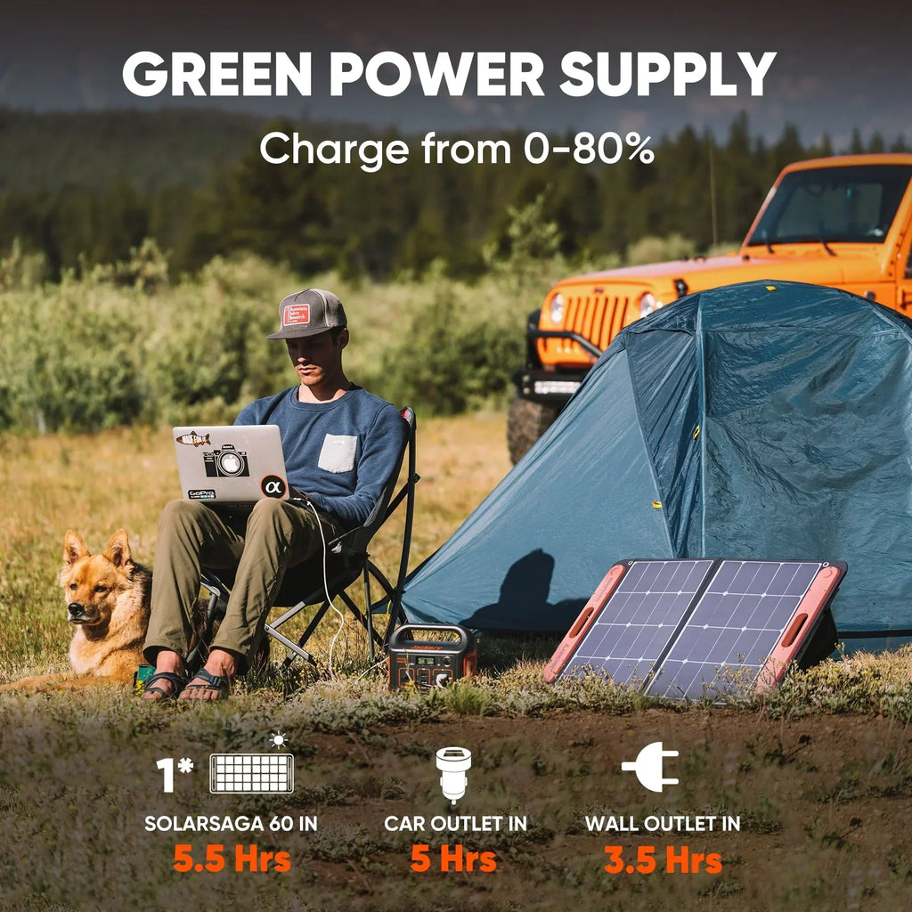 2026 NewJackery Explorer 240 Portable Power Station, 240Wh Backup Lithium Battery, 110V/200W Pure Sine Wave AC Outlet, Solar Generator (Solar Panel Not Included) for Outdoors Camping Travel Hunting Emergency