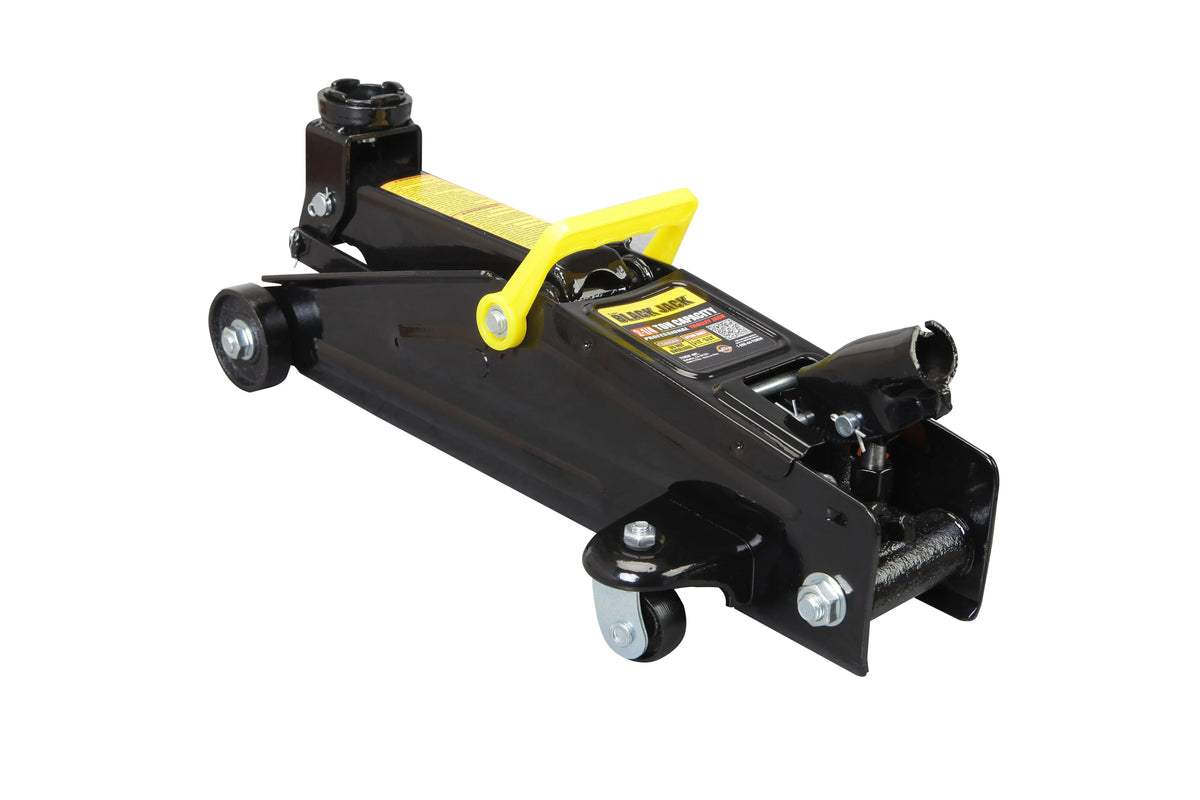 2026 NewBlack Jack 2.25 Ton Trolley Jack with 2.25 Ton Jack Stands in Case Black - T82253W