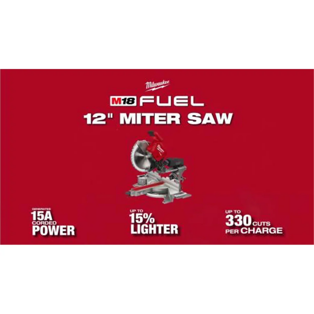 2026 NewMilwaukee 2739-20 M18 FUEL 12" Dual Bevel Sliding Compound Miter Saw