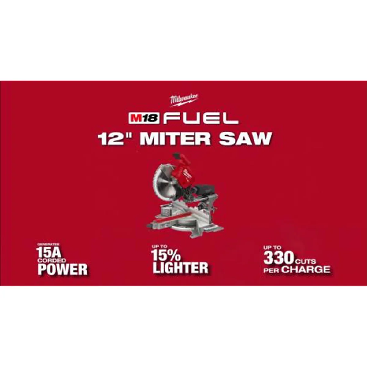 2026 NewMilwaukee 2739-20 M18 FUEL 12" Dual Bevel Sliding Compound Miter Saw