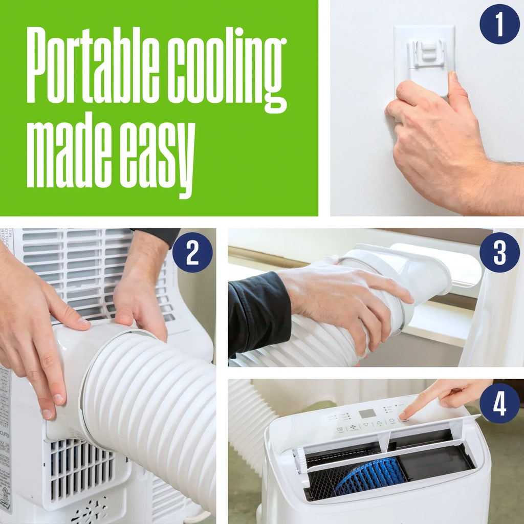 2026 NewWestinghouse 10,000 BTU Portable Air Conditioner & Dehumidifier with Smart App, for Rooms Up to 450 sq ft