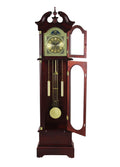 2026 New72" Floor Standing Grandfather Clock in Cherry Finish