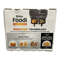 2026 NewNinja Foodi 8 qt 2-Basket Air Fryer, Black - DualZone Technology, Smart Finish