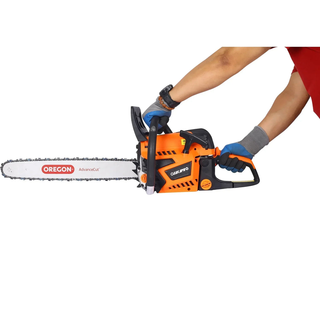 2026 NewCLEARANCE! Chainsaw gas 20inch,52cc Gasoline Chain Saw for Trees,Wood Cutting 2-cycle EPA Compliant,Oregon bar