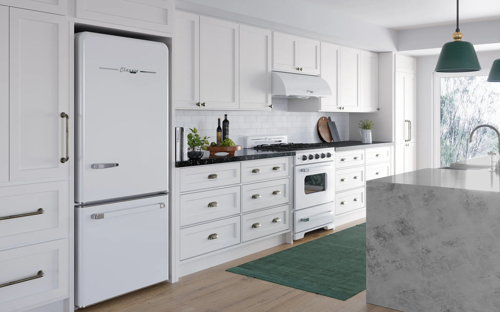 2026 NewUnique Appliances Ugp-510L Ac Classic Retro 30" Wide 17.7 Cu. Ft. Energy Star Certified