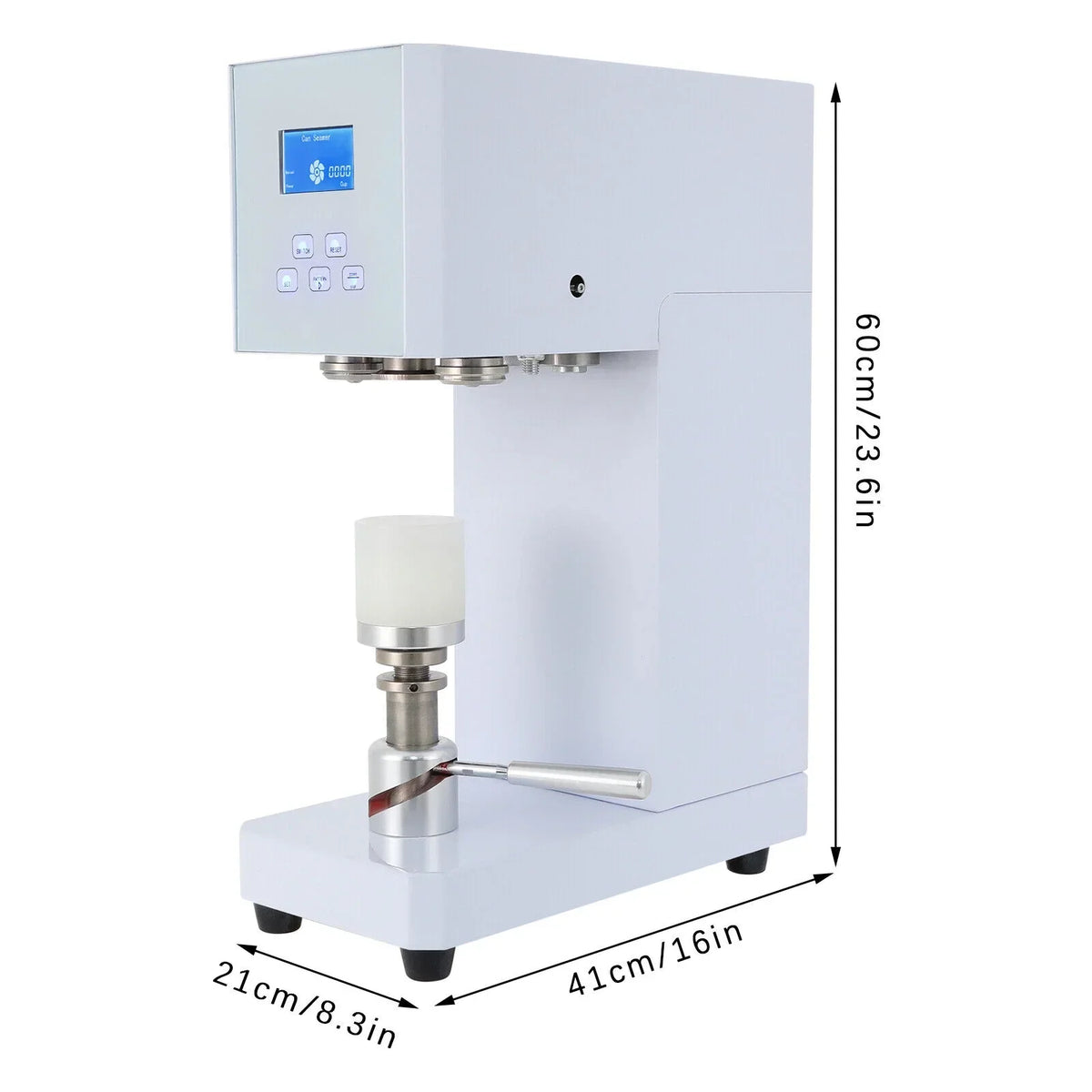 2026 New370W Automatic Can Sealing Machine Electric Cup Sealer Machine with Counter 110V