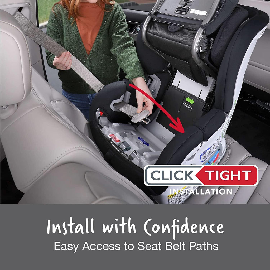 2026 NewBritax Marathon Clicktight Convertible Car Seat. Mod Black SafeWash