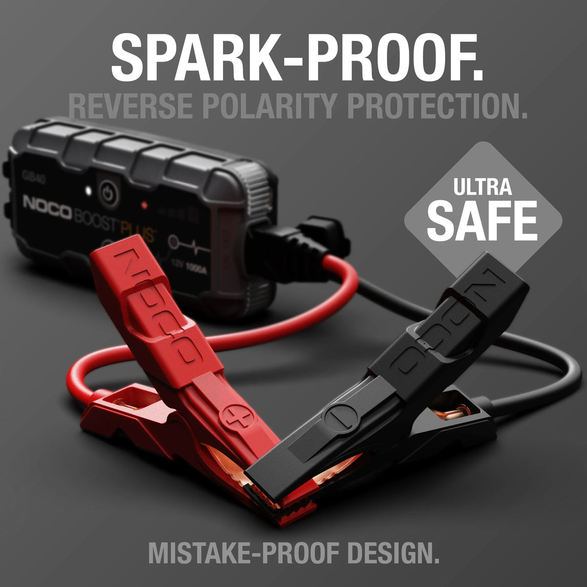 2026 NewNOCO Boost GB40: 1000A 12V UltraSafe Portable Lithium Jump Starter