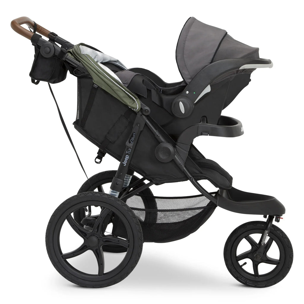 2026 NewJeep TurboGlyde Jogging Stroller by Delta Children, Black