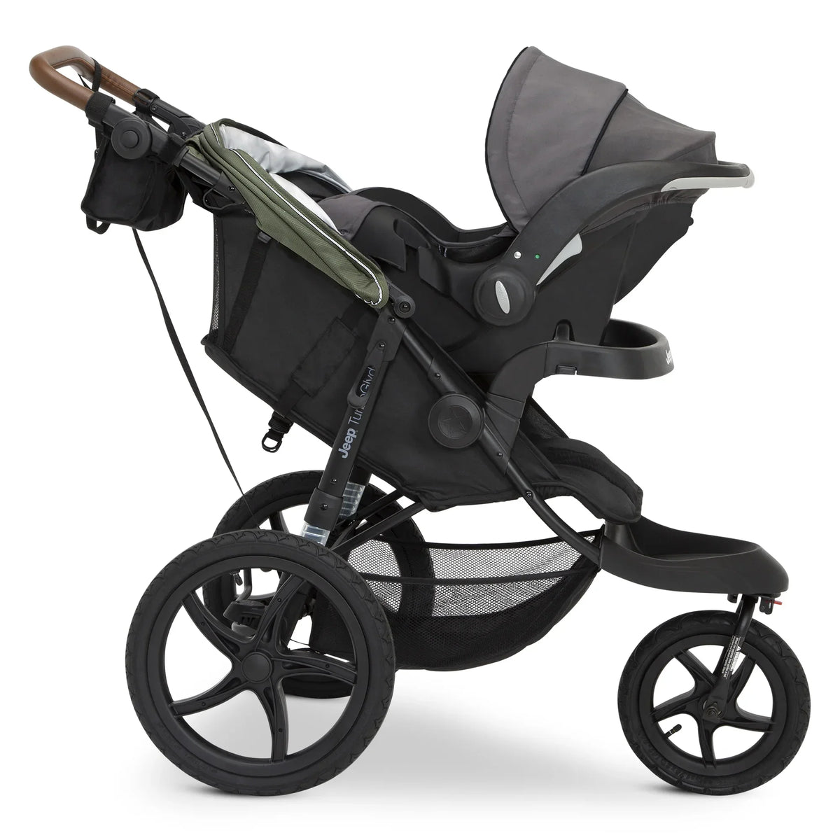 2026 NewJeep TurboGlyde Jogging Stroller by Delta Children, Black