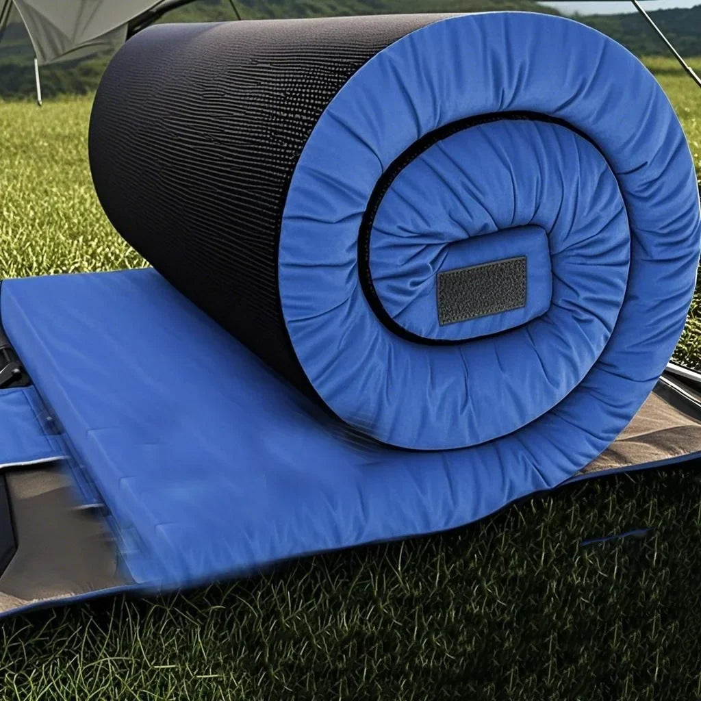 2026 New2 Inch Thick Memory Foam Camping Mattress Sleeping Pad, Car|Tent|Cot, Glamping Portable Floor Mat Roll Up Futon Mattress
