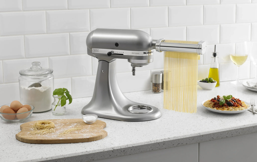 2026 NewKitchenAid 3-Piece Pasta Roller and Cutter Set, Metal, KSMPRA