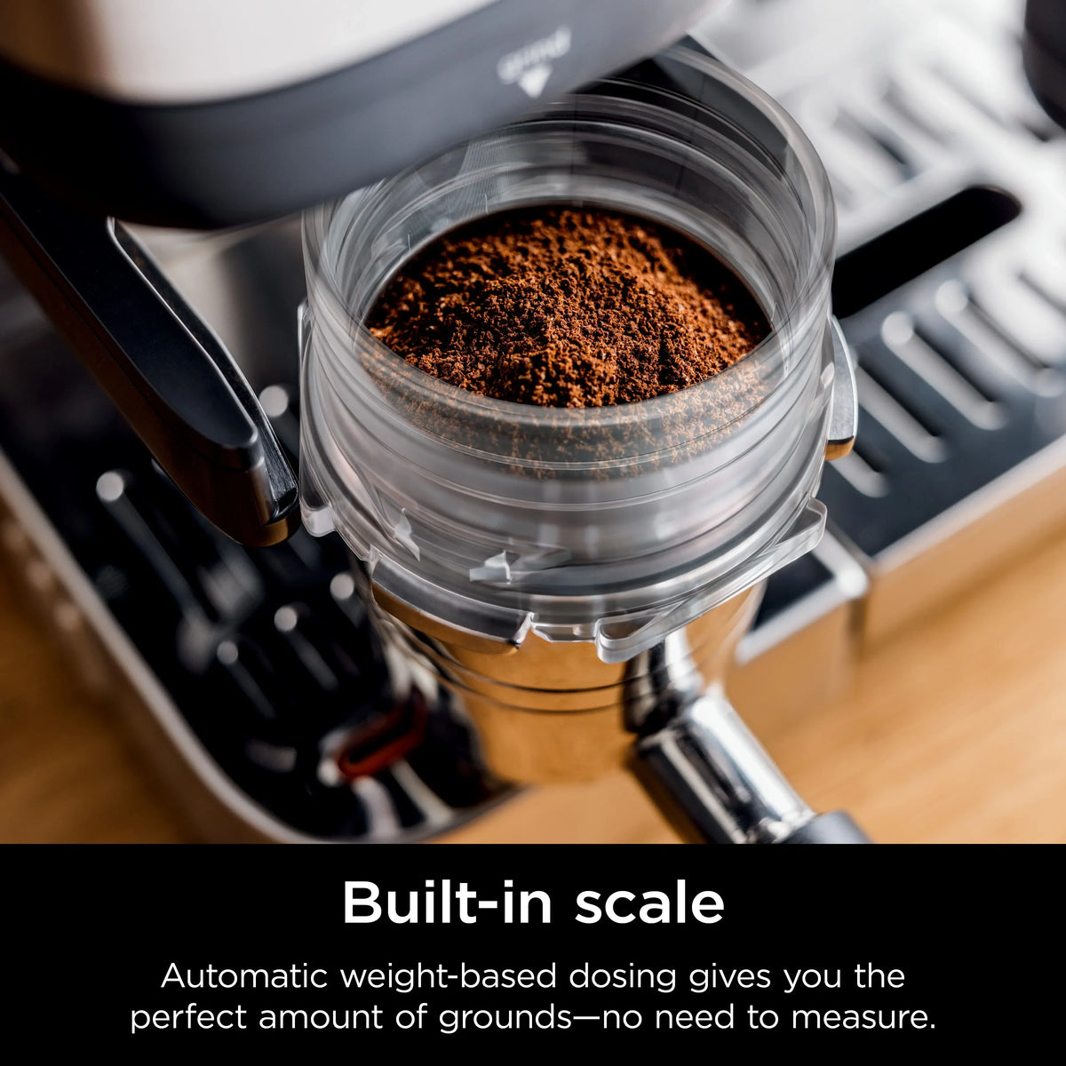 2026 NewNinja Luxe Cafe Premier Series, Stainless Steel Espresso Machine and Drip Coffee Maker with integrated Coffee Grinder and Milk Frother, ES601