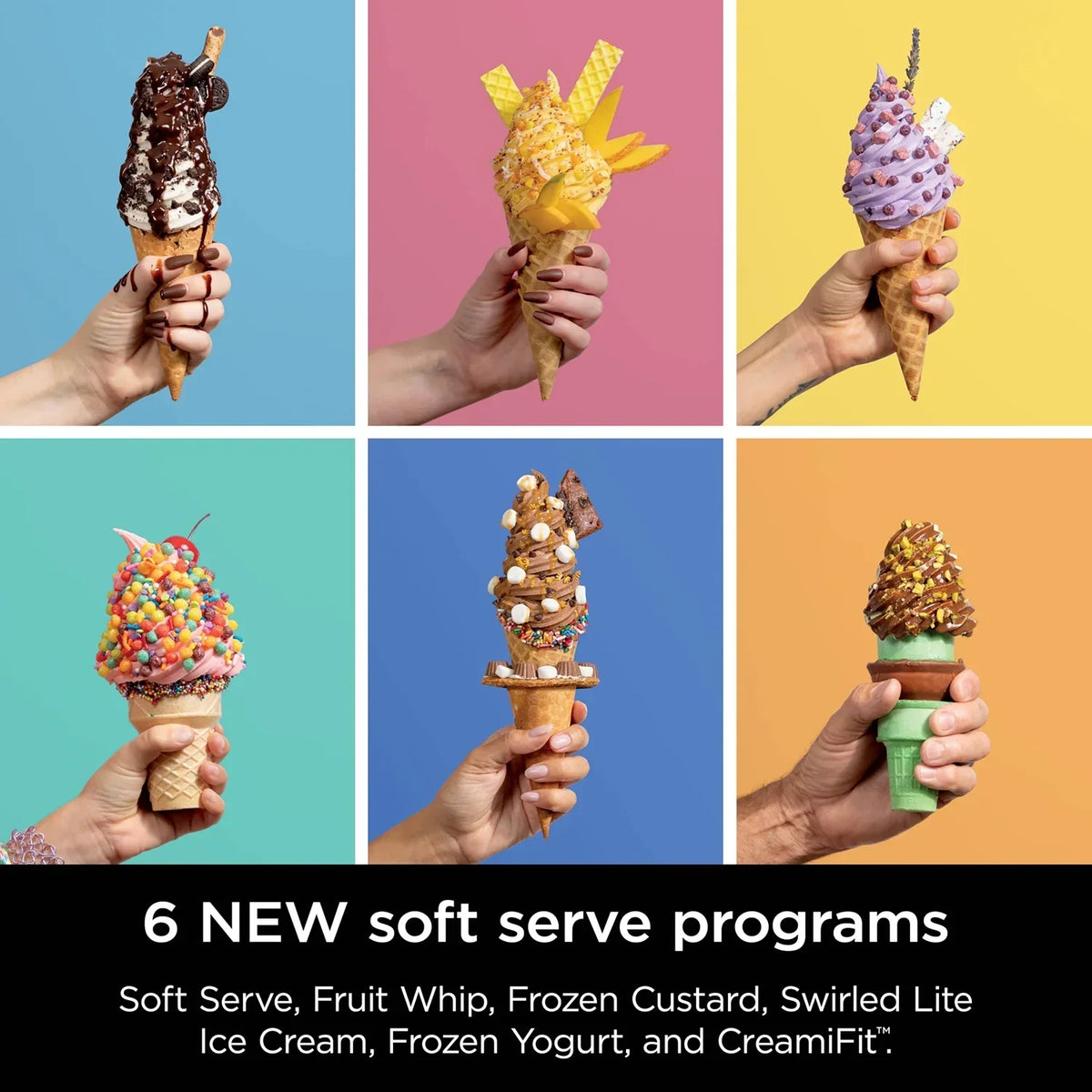 2026 NewRestored Ninja CREAMi Swirl 13-in-1 Soft Serve Ice Cream Machine - Factory (Refurbished)