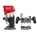 2026 NewM18 FUEL 18V Lithium-Ion Brushless Cordless Compact Router w/ Compact Router Plunge Base
