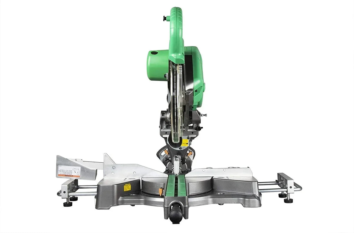 2026 NewMetabo HPT 10-Inch Sliding Compound Miter Saw, Adjustable Laser Guide, Double Bevel, Electronic Speed Control, 12 Amp Motor, Electric Brake C10FSHS
