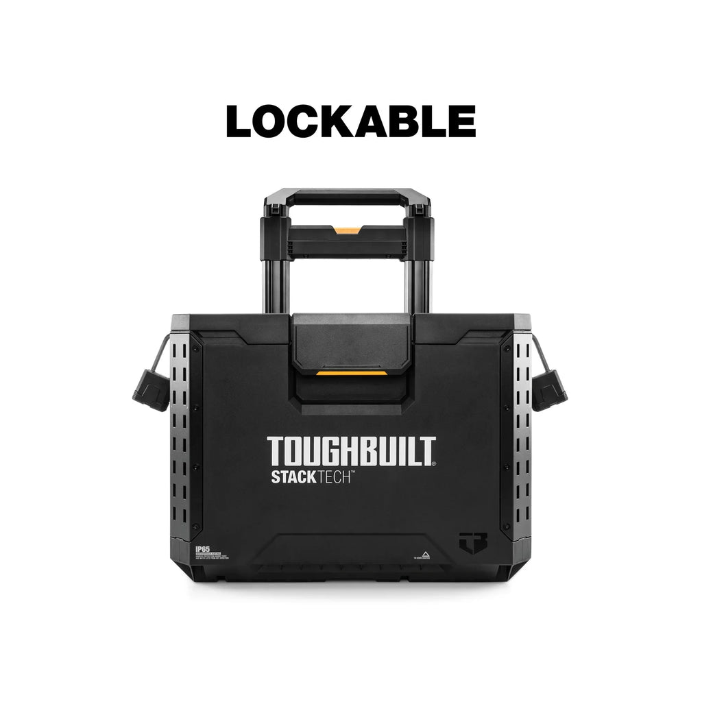 2026 NewToughBuilt Portable 2-in-1 Rolling Tool Box with Wheels & Stackable Design